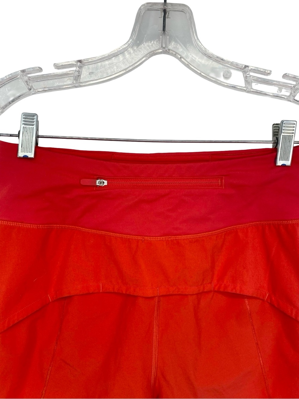 Lululemon Speed Up Mid-Rise Carnation Red Shorts Size 4 - Picture 6 of 8